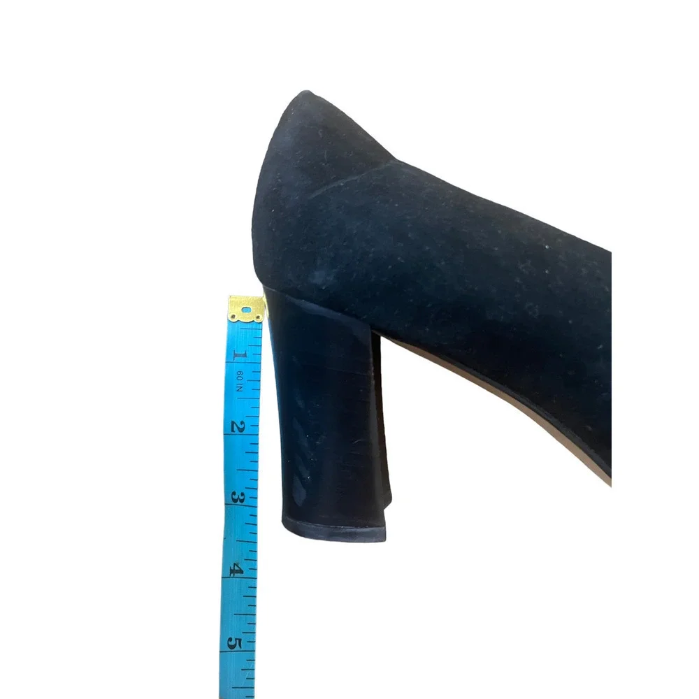 Botticelli Black Suede Heels - Size 39 1/2